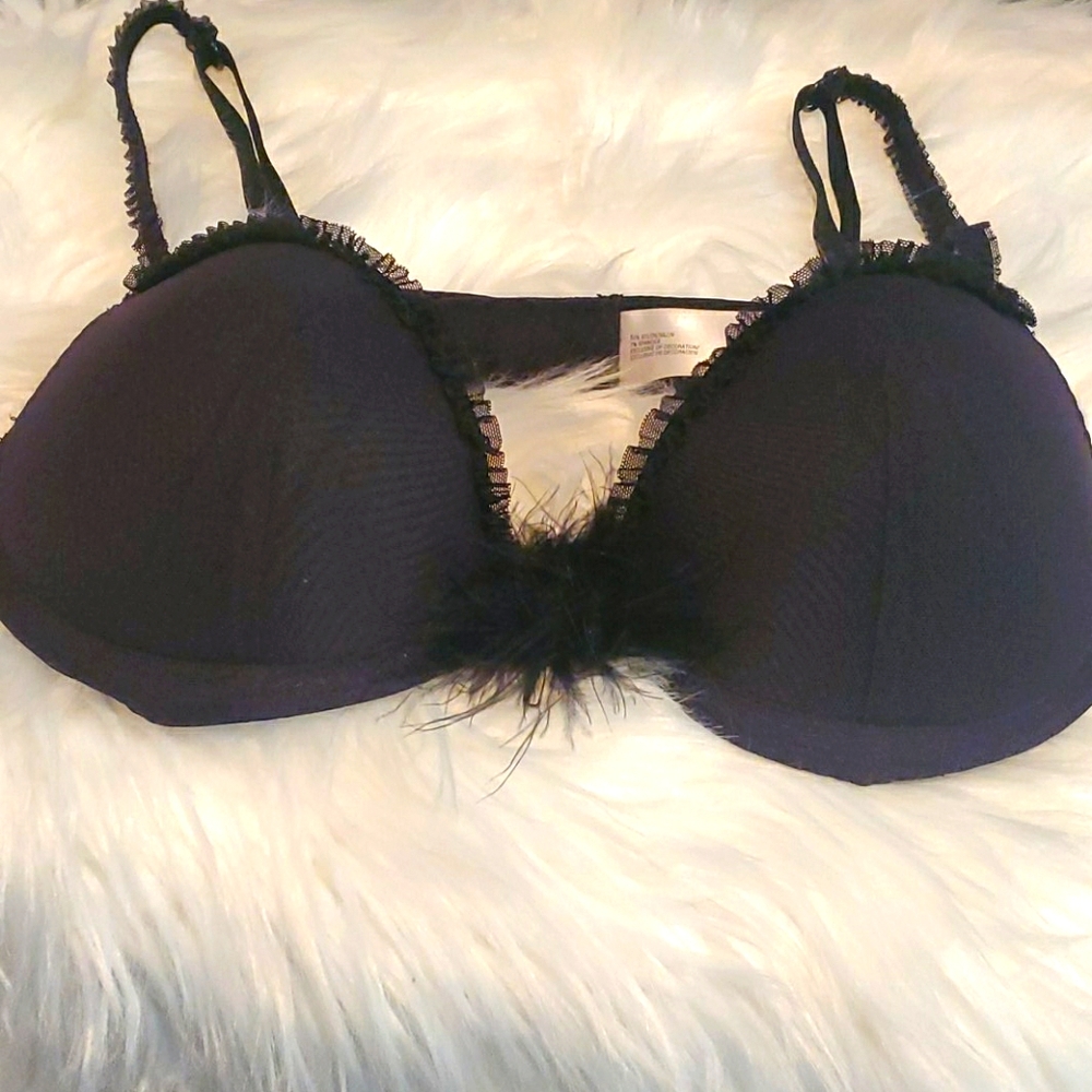 Delicates black bra 36B